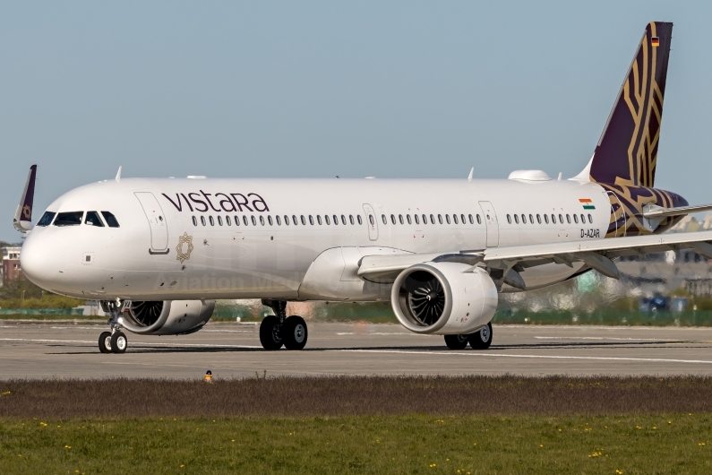 VT-TVA prior to delivery at the Airbus Hamburg Finkenwerder facility. Image © v1images.com/Dirk Grothe