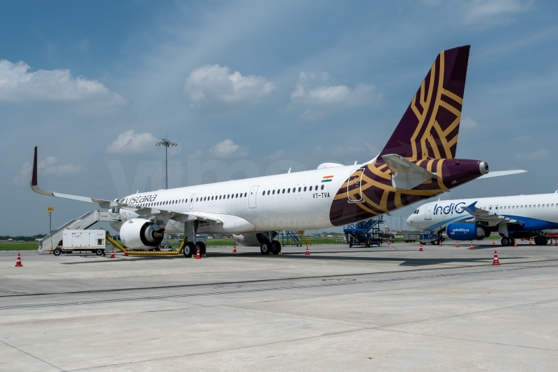 VT-TVA on the ground at Delhi Indira Gandhi International Airport. Image © v1images.com/Shrey Chopra